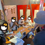 ジュースをお渡ししている様子